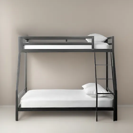 Cama Alta 2 Plazas Hierro Herrería Ar Color Plazaymedia