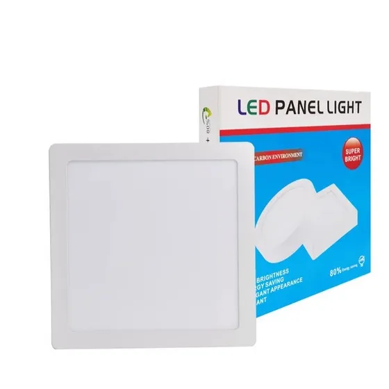 Lámpara Led Superficial Cuadrada De 12w 