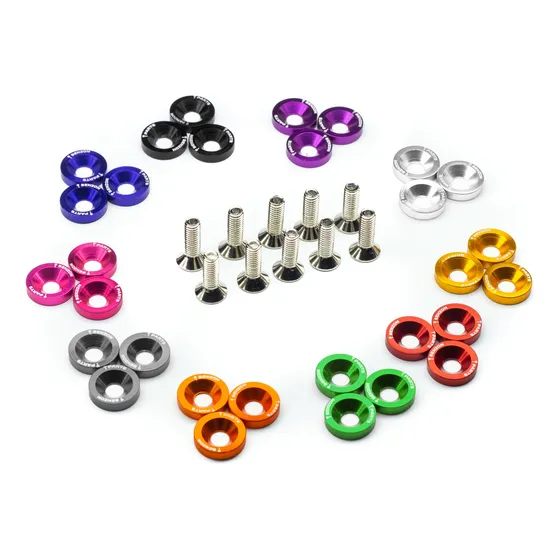 Arandelas Anodizadas Benzon M6 X10 Unidades Colores