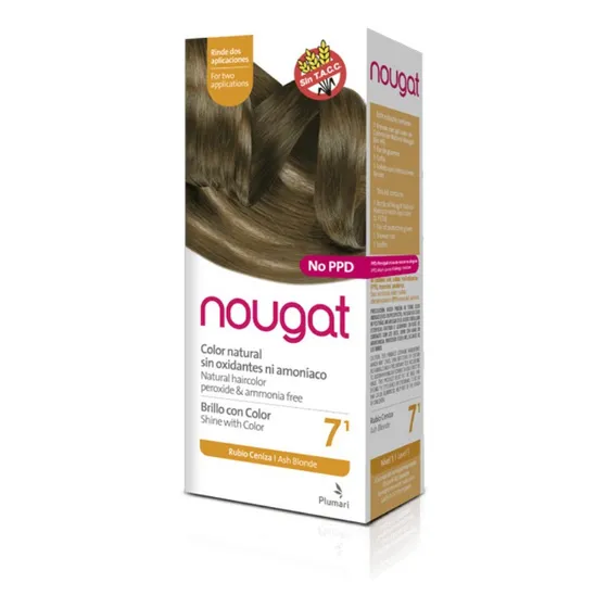 Plumari Nougat Tintura 7.1 Rubio Ceniza