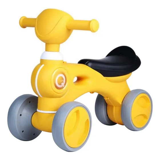 Moto Para Bebé C/música Y Luz Amarillo Aro/o