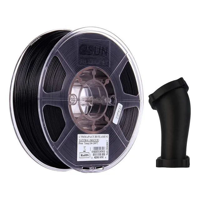 Filamento De Nylon De Fibra De Carbono De Esun 1.75 Mm, Pa C