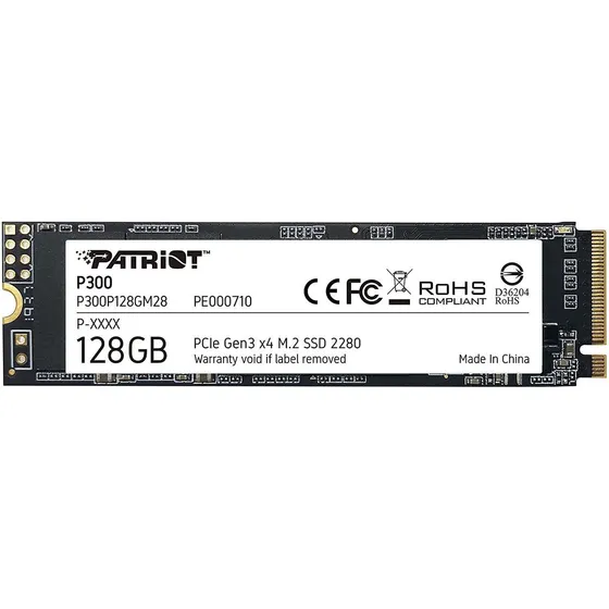 Disco Solido Ssd 128 Gb Nvme Patriot P300 P300p128gm28