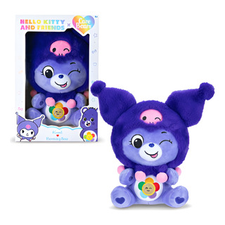 Care Bears X Hello Kitty Peluche Harmony Bear Como Kuromi Color Violeta Care Bears X Hello Kitty Peluche Harmony Bear Como Kuromi Color Violeta