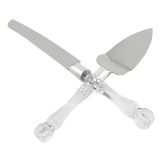 Juego Cuchillo + Pala Espatula Ponque Torta Cumpleaños Boda
