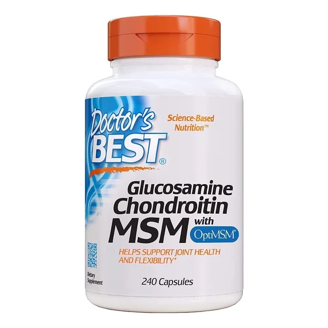 Glucosamina Chondroitin Optimsm Dr Best 240 Capsulas Sabor Sin Sabor