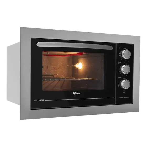 Forno Elétrico Fischer Fit Line Embutir 48l Inox