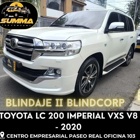 Toyota Lc200 2020 Vxs V8 Gasolina 5.7 Blindaje Nivel Ii
