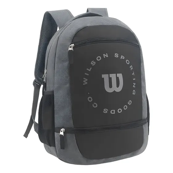 Mochila deportiva Wilson Urbana 65.AH002 color gris diseño lisa