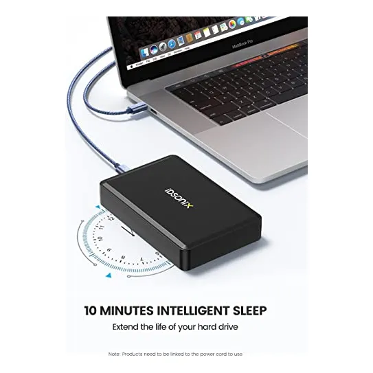 Idsonix 10gbps Estuche De Aluminio Sólido Plateado Para Ssd