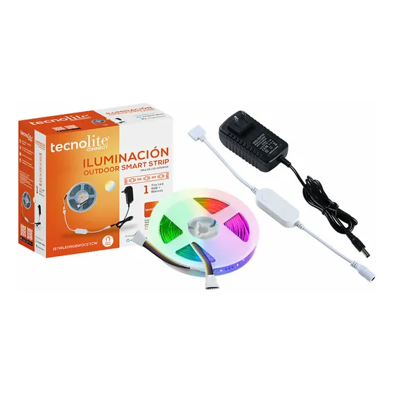 Tira Led Rgb Premium Wifi Tecnolite Sensor Audio Contra Agua