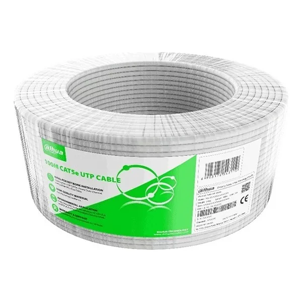 Cable de red par trenzado utpDahua DH-PFM922I-5EUN-C-100 100m