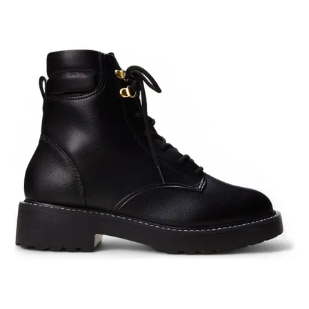 Bota Coturno Feminina 3103-101 Cabedal Em Napa Vizzano