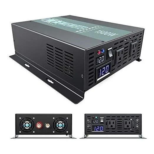 Inversor De Onda Sinusoidal Wzrelb 1500w Dc 12v A Ac 120v