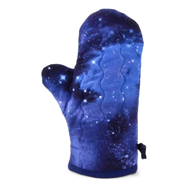 Agarrador Algodon Azul Hecho Mano