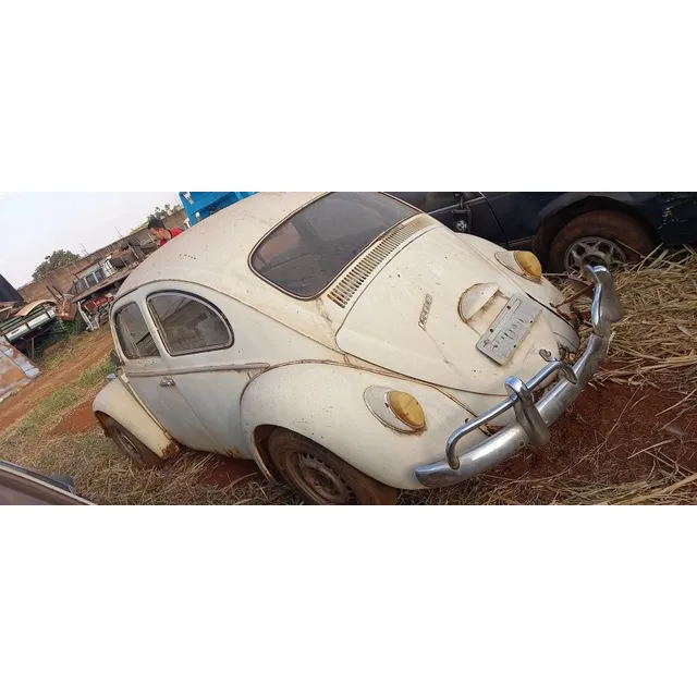 Vw Fusca 68 Branco  1300 Não Split Oval Para Restauro 