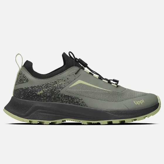 Zapatilla Hombre Light Knit Negro / Verde Lippi I26