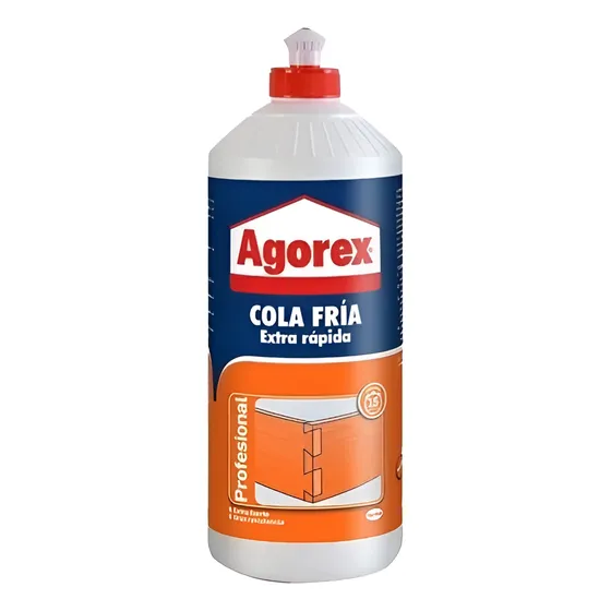 Pegamento Cola Fría Agorex Profesional Pote 1kg Extra Rapida