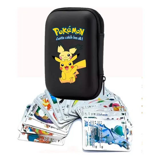 Tarjetero Pokemon Estuche + Tarjetas De Pokémon