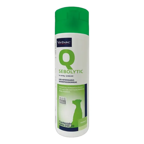 Virbac Sebolytic 250ml Shampoo Antiseborreico Para Perros