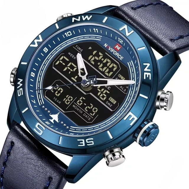 Reloj Para Hombre Naviforce Diseño Elegante De Moda 