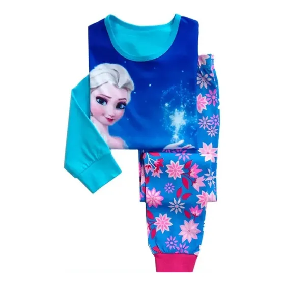 Pijama Azul Niña Frozen 