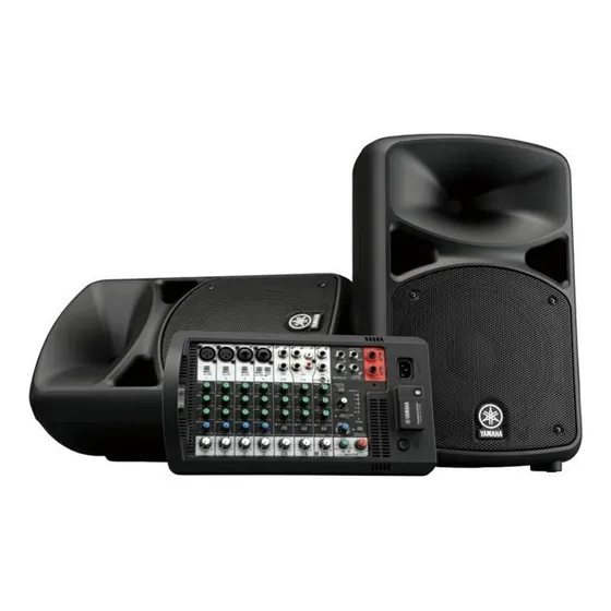 Yamaha Sistema De Audio Portatil Bluetooth Stagepas 600bt Color Negro