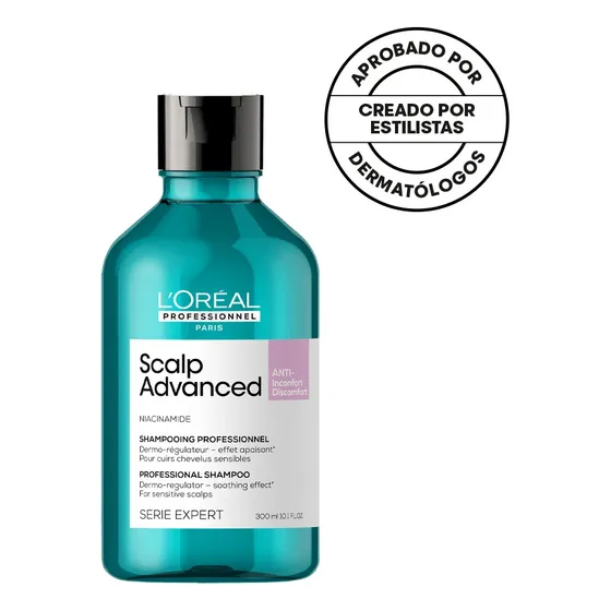 Shampoo L'Oréal Serie Expert Scalp Advanced 300 Ml en botella de 300mL de 300g por 1 unidad