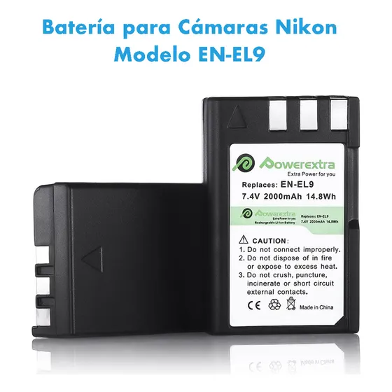 Bateria Recargable En El9  Nikon D30 D40 D60 D5000
