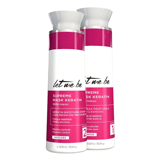Progressiva Let Me Be Supreme Liss Control Sh+ Mask 2x500ml