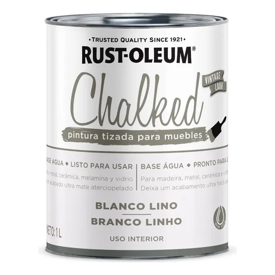 Pintura Tizada Rust Oleum Interior Para Muebles 0.887 Litro