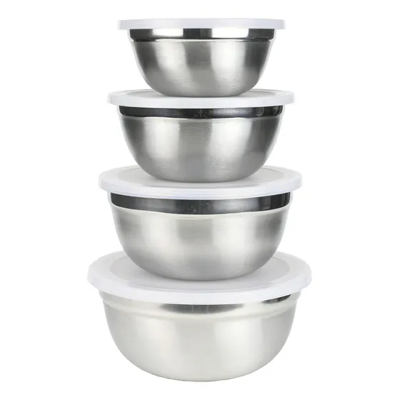 Cuenco Acero Inoxidable Tapa 75 Qt 1 1,5 2