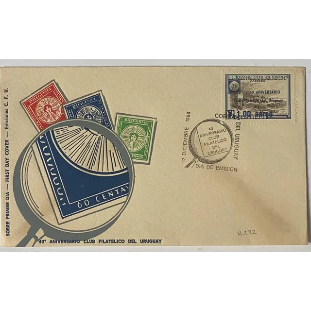 Sobre Primer Día, 1966, 40 Años Club Filatélico, A292 Sp6