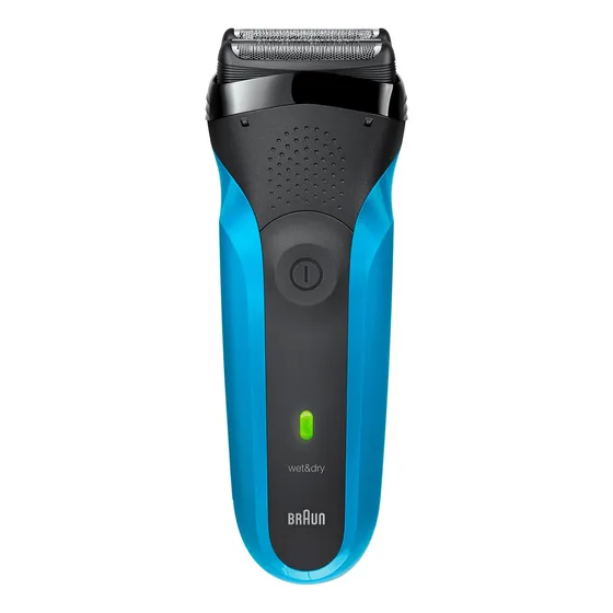Afeitadora Braun Series 3 310S negra y azul