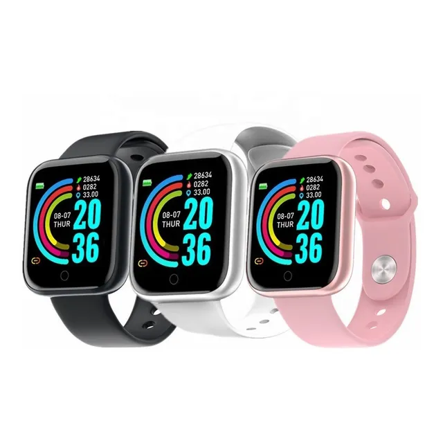 Reloj Inteligente Y68 Brazalete Ritmo Cardiaco Calorias