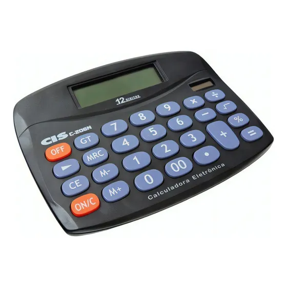 Calculadora De Mesa 12 Dígitos Cis 206 N