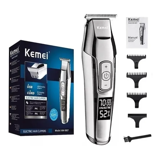 Maquina Patillera Kemei Inalámbrica Profesional Km-5027