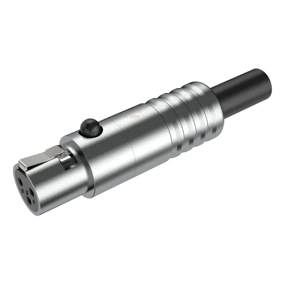 Conector Roxtone Rmx3f-c Mini Xlr Hembra