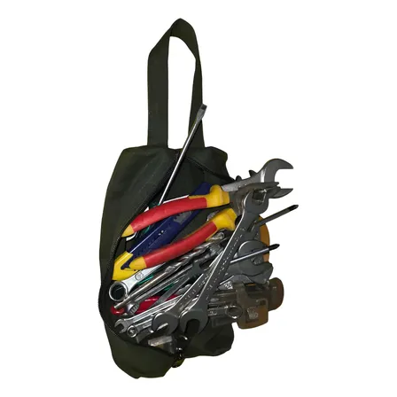 Estojo Para Armazenar E Transportar Ferramentas  Lona Grossa Verde