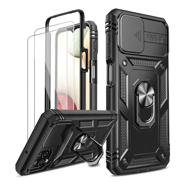 Forro 360 Samsung Galaxy A12 Funda Antigolpe Vidrio Templado
