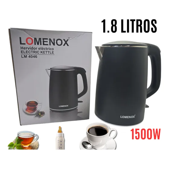 Hervidor De Agua 1500w Electrica De 1.8 Litros Acero Cod 204