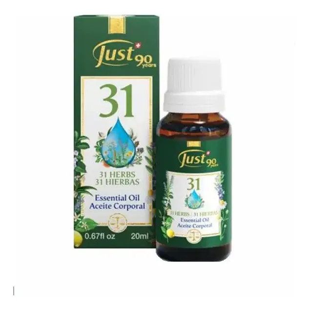 Oleo 31 Swiss Just 20ml Adios Tension Migrañas 100% Natural
