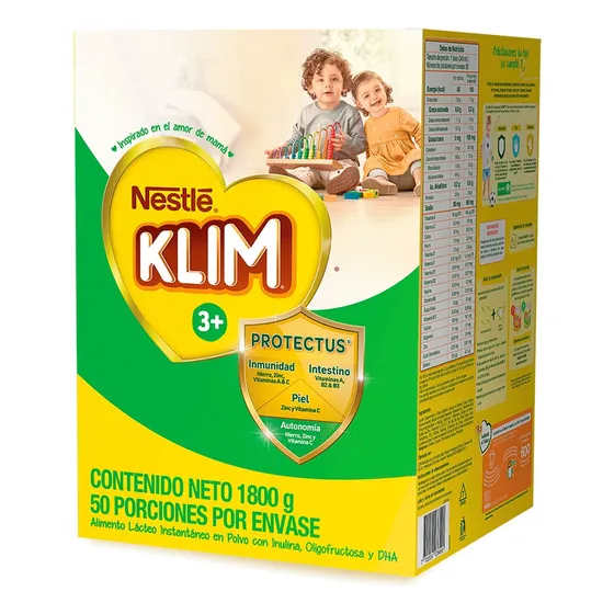 Alimento Lacteo Klim 3+ Dha X 1800g