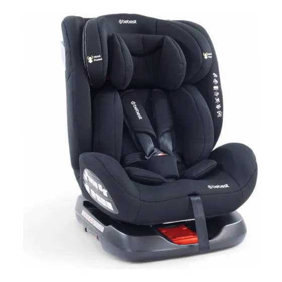 Butaca para auto 0 a 36 kg Isofix Bebesit Premium Supra 360° Negro