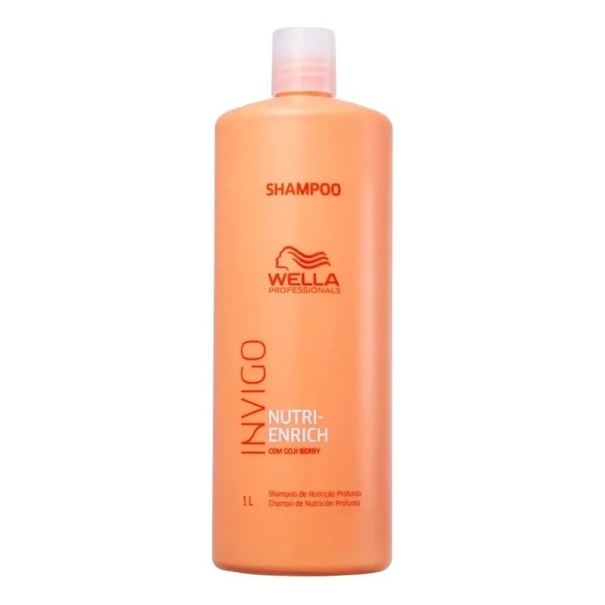 Shampoo Wella Invigo Nutri Enrich - Nutrição Cabelos Secos Danificados 1 Litro Shampoo Wella Invigo Nutri Enrich - Nutrição Cabelos Secos Danificados 1 Litro