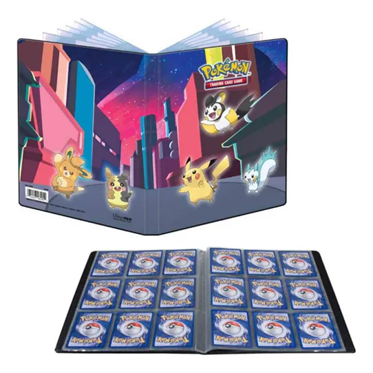 Pokemon Folder Cartas 9 Bolsillos Pikachu Emolga