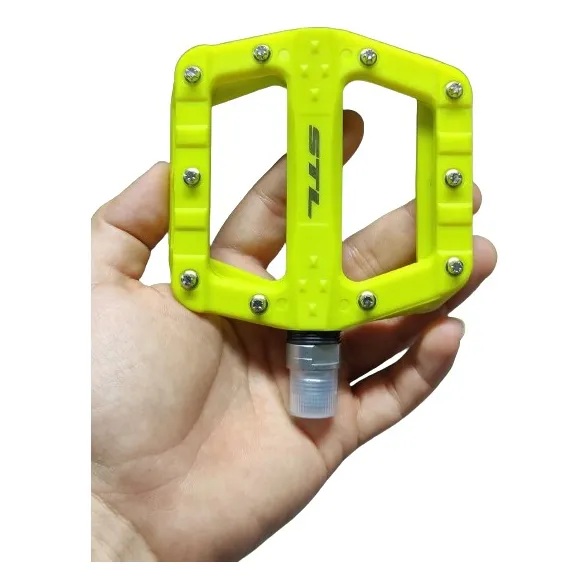 Pedales Ciclismo Stl Nylon Colores Plataforma 9/16 Mtb Bmx