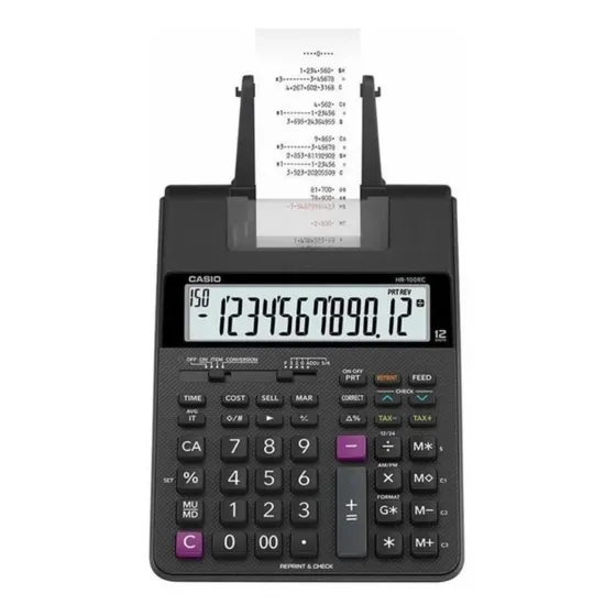 Calculadora Casio Hr-100 De Escritorio