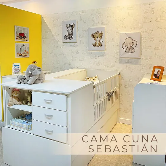 Cuna Para Bebés Con Cama Duplex
