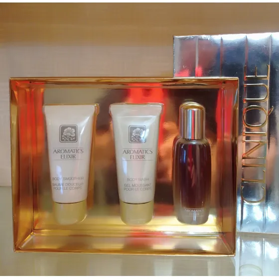 Estuche 3 Articulos Aromatics Elixir Clinique Original
